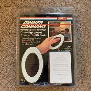 Dimmer Command Remote Operated Dims Light Level Vintage New NOS 1985 Taiwan 80s